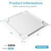 imageArt3d 2x2 Ft Drop Down PVC Ceiling Tiles 3D Textured Glue up Ceiling Panel for Office Living Room Home Decor  12Pack Covers 48 SqFt WhiteWhite
