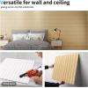 imageArt3d Slat Wall Panel 3D Fluted Textured Panel 12Tile 197 x 197in  OakSquare  Oak