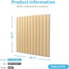 imageArt3d Slat Wall Panel 3D Fluted Textured Panel 12Tile 197 x 197in  OakSquare  Oak