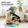imageArt3d 4Pack Colorful Liquid Sensory Floor Tiles FanShaped Liquid Fusion Sensory Dance Mats for Kid Toddler 13quot x 13quotMulticoloredfanshaped