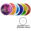 imageArt3d 4Pack Colorful Liquid Sensory Floor Tiles FanShaped Liquid Fusion Sensory Dance Mats for Kid Toddler 13quot x 13quotMulticoloredround 4
