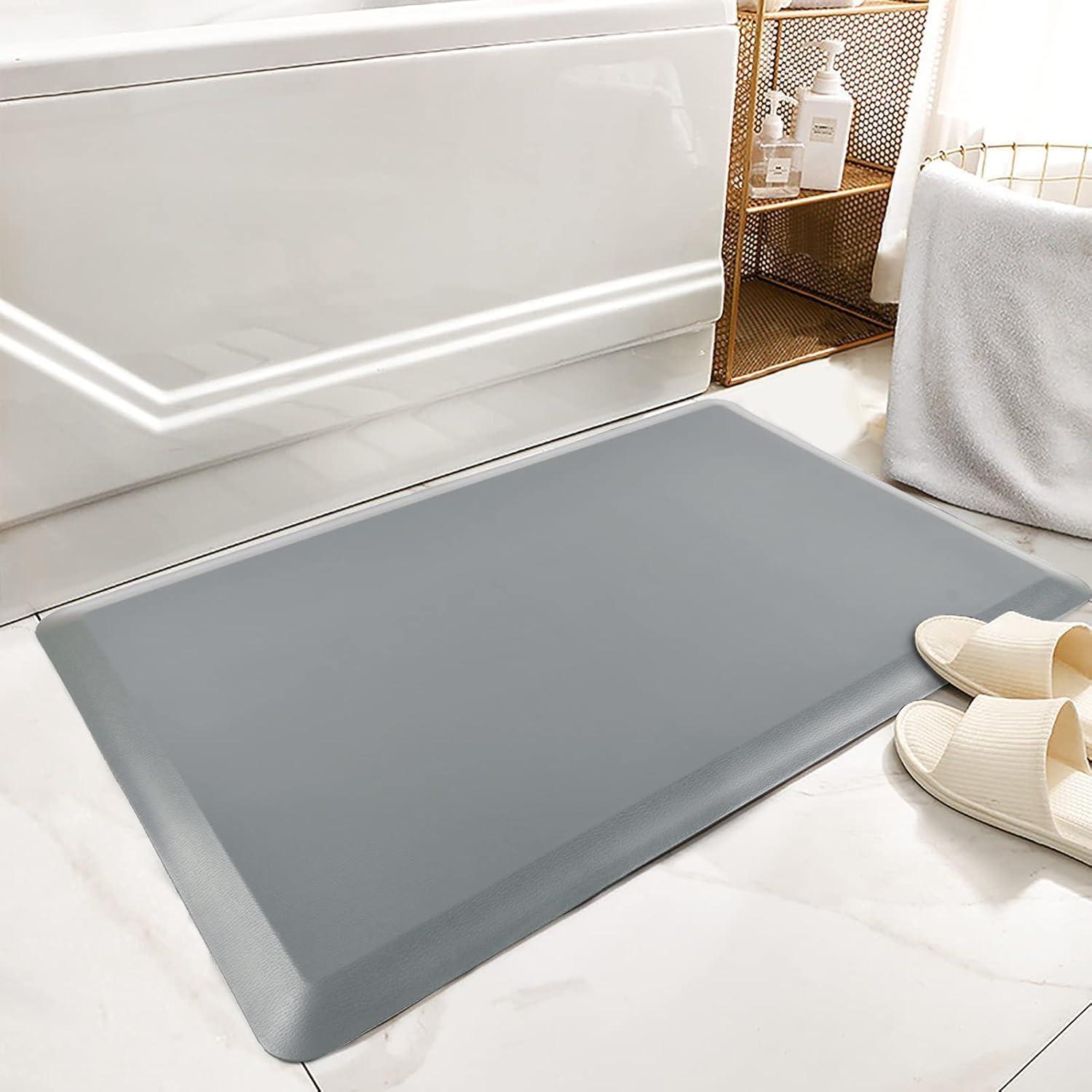 imageArt3d Anti Fatigue Mat  12 Inch Cushioned Kitchen Mats Comfort ampamp Non Slip Cushion for Standing Desk Office or Garage Floor 173quotx28quot Dark GreyDark Grey