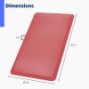 imageArt3d 34quot Thick Kitchen Mats for Floor Waterproof 20quot X 32quot Cushioned Comfort Mat Anti Fatigue Mats for Kitchen Ergonomic Standing Office Desk Home and Garage RedRed