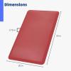 imageArt3d 34quot Thick Kitchen Mats for Floor Waterproof 20quot X 32quot Cushioned Comfort Mat Anti Fatigue Mats for Kitchen Ergonomic Standing Office Desk Home and Garage RedRed