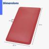 imageArt3d 34quot Thick Kitchen Mats for Floor Waterproof 20quot X 32quot Cushioned Comfort Mat Anti Fatigue Mats for Kitchen Ergonomic Standing Office Desk Home and Garage RedRed