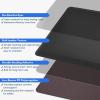 imageArt3d 34quot Thick Kitchen Mats for Floor Waterproof 20quot X 32quot Cushioned Comfort Mat Anti Fatigue Mats for Kitchen Ergonomic Standing Office Desk Home and Garage RedBlack
