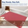 imageArt3d 34quot Thick Kitchen Mats for Floor Waterproof 20quot X 32quot Cushioned Comfort Mat Anti Fatigue Mats for Kitchen Ergonomic Standing Office Desk Home and Garage RedRed
