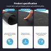 imageArt3d Anti Fatigue Mat  12 Inch Cushioned Kitchen Mats Comfort ampamp Non Slip Cushion for Standing Desk Office or Garage Floor 173quotx28quot Dark GreyBlack