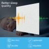 imageArt3d Pro Drop Ceiling Tiles 2ft x 2ft 12Pack Waterproof Polyester Ceiling Panels for Office Basement Kitchen Recording Room ReusableCovers 48 SqFt White Stucco PrintingWhite Stucco Printing