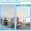 imageArt3d Pro Drop Ceiling Tiles 2ft x 2ft 12Pack Waterproof Polyester Ceiling Panels for Office Basement Kitchen Recording Room ReusableCovers 48 SqFt White Stucco PrintingWhite Stucco Printing