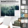 imageArt3d Soundproof Wall Panels 48quotx32quot 8Pack Acoustic Wall Art Panels Sound Absorbing Decorative Wall Panels for Living Room Bedroom Kitchen Studio Polyester UV PrintFoggy Forest