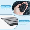 imageArt3d 4Pack GlueOn Wall Panels Wood Grain Texture Interior Wall Decor 104quotx12quot Recycled Polystyrene Wainscoting Panels Low Emission for Living Room BedroomEarth OakSixGrid Granite