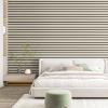 imageArt3d 4Pack GlueOn Wall Panels Wood Grain Texture Interior Wall Decor 104quotx12quot Recycled Polystyrene Wainscoting Panels Low Emission for Living Room BedroomEarth OakSixGrid Oak