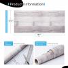 imageArt3d SelfAdhesive Grey Marble Wallpaper Matt 173quotx200quotWhiteBrown