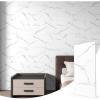 imageArt3d 10Pack 24quotx12quot SPC Wall Panels 20 Sqfeet Waterproof Click Lock Panels for Interior Wall Decor Rigid Core Wall Panel for Bathroom Kitchen Living Room ICY Marble GrayPure Marble white