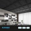 imageArt3d 12Pack Drop Ceiling Tiles 24x28 Inch PVC Panels in BlackRectangular Black