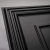 imageArt3d 12Pack Drop Ceiling Tiles 24x28 Inch PVC Panels in BlackRectangular Black
