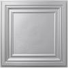 imageArt3d 12Pack Drop Ceiling Tiles 24x28 Inch PVC Panels in BlackBrushed Silver
