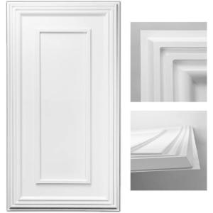 imageArt3d 12Pack Drop Ceiling Tiles 24x28 Inch PVC Panels in BlackWhite