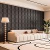 imageArt3d 33Pack 3D Textured Accent Wall Panel for Interior Dcor Waterproof PVC Decorative Wall Paneling for Living Room Bedroom Gaming Room Office 118x118 Cover 32SqFt WhiteBlack