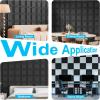 imageArt3d 33Pack 3D Textured Accent Wall Panel for Interior Dcor Waterproof PVC Decorative Wall Paneling for Living Room Bedroom Gaming Room Office 118x118 Cover 32SqFt WhiteBlack
