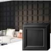 imageArt3d 33Pack 3D Textured Accent Wall Panel for Interior Dcor Waterproof PVC Decorative Wall Paneling for Living Room Bedroom Gaming Room Office 118x118 Cover 32SqFt WhiteBlack