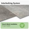 imageArt3d 10Pack 24x12 SPC Wall Panels 20 Sqfeet Waterproof Click Lock Panels for Interior Wall Decor Rigid Core Wall Panel for Bathroom Kitchen Living Room Deep Marble GrayDeep Marble Gray