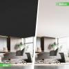 imageArt3d 24x24 Stucco Printed Drop Ceiling Tiles 2x2ft Decorative PVC Ceiling Tiles for Home Office Restaurant and Gym Covering 48 Sqft 12 Pack WhiteDeep Regular Black