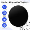 imageArt3d 2Pcs 18 Round Acrylic Sheets in Black 10 Inch Diameter Acrylic Circle Sheets Round Plexiglass Disc Circle PET Panel for DIY Cake Crafts Table TopBlack