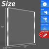 imageArt3d 5Pack of 810 PETPlexiglass Sheets Transparent Clear Flexible Plastic Sheet Panels for Craft Picture Frames Sign Blank DIY Display ProjectClear