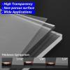 imageArt3d 5Pack of 810 PETPlexiglass Sheets Transparent Clear Flexible Plastic Sheet Panels for Craft Picture Frames Sign Blank DIY Display ProjectClear