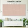 imageArt3d 6Pack SelfAdhesive Acoustic Wall Panels for Home Dcor 24 x 24 Inch Soundproofing Panels for Office Studio Bedroom  High Noise Absorption Polyester Fiber DawnCamel