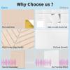 imageArt3d 6Pack SelfAdhesive Acoustic Wall Panels for Home Dcor 24 x 24 Inch Soundproofing Panels for Office Studio Bedroom  High Noise Absorption Polyester Fiber DawnCamel