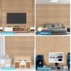 imageArt3d 6Pack SelfAdhesive Acoustic Wall Panels for Home Dcor 24 x 24 Inch Soundproofing Panels for Office Studio Bedroom  High Noise Absorption Polyester Fiber DawnWood Grain Airbrush