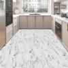 imageArt3d Peel and Stick Floor Tile 10Pack 12 x 12in Covers 10 Sqft Waterproof Vinyl Flooring Tiles Self Adhesive for Kitchen Bathroom amp Bedroom  White Grey Vein MarbleGray Marble