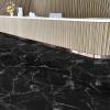 imageArt3d Peel and Stick Floor Tile 10Pack 12 x 12in Covers 10 Sqft Waterproof Vinyl Flooring Tiles Self Adhesive for Kitchen Bathroom amp Bedroom  White Grey Vein MarbleDark Marble