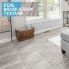 imageArt3d Peel and Stick Floor Tile Vinyl Wood Plank 12Pack 18 SqFt Aged Wood Rigid Surface Hard Core Easy DIY SelfAdhesive FlooringDusty Grey