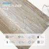 imageArt3d Peel and Stick Floor Tile Vinyl Wood Plank 12Pack 18 SqFt Aged Wood Rigid Surface Hard Core Easy DIY SelfAdhesive FlooringOld Wood
