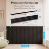 imageArt3d Wainscoting Panels Beaded Polystyrene Wall Board for Interior Wall Dcor 793 Wide X 407 high Covers 2238 sqft TeakBlack