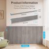 imageArt3d Wainscoting Panels Beaded Polystyrene Wall Board for Interior Wall Dcor 793 Wide X 407 high Covers 2238 sqft TeakGrey Oak