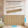 imageArt3d Wainscoting Panels Beaded Polystyrene Wall Board for Interior Wall Dcor 793 Wide X 407 high Covers 2238 sqft TeakOak
