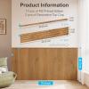 imageArt3d Wainscoting Panels Beaded Polystyrene Wall Board for Interior Wall Dcor 793 Wide X 407 high Covers 2238 sqft TeakTeak