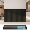 imageArt3d Wainscoting Panels Beaded Polystyrene Wall Board for Interior Wall Dcor 793 Wide X 407 high Covers 2238 sqft TeakBlack