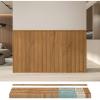 imageArt3d Wainscoting Panels Beaded Polystyrene Wall Board for Interior Wall Dcor 793 Wide X 407 high Covers 2238 sqft TeakTeak