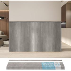 imageArt3d Wainscoting Panels Beaded Polystyrene Wall Board for Interior Wall Dcor 793 Wide X 407 high Covers 2238 sqft TeakGrey Oak