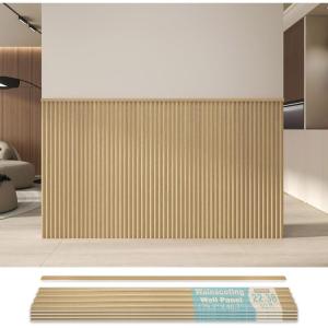 imageArt3d Wainscoting Panels Beaded Polystyrene Wall Board for Interior Wall Dcor 793 Wide X 407 high Covers 2238 sqft TeakOak