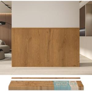imageArt3d Wainscoting Panels Beaded Polystyrene Wall Board for Interior Wall Dcor 793 Wide X 407 high Covers 2238 sqft TeakTeak